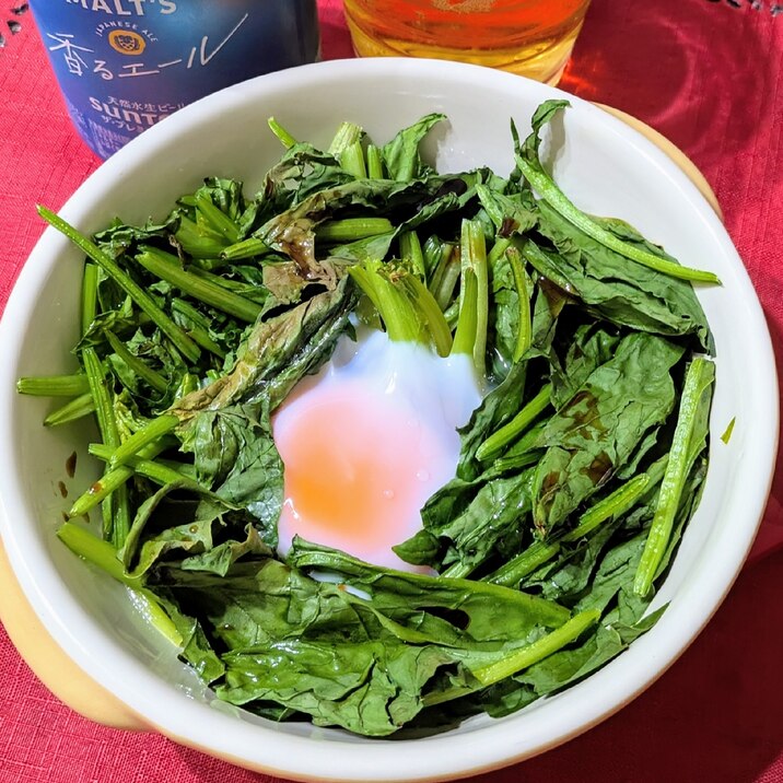 ほうれん草と卵のココット